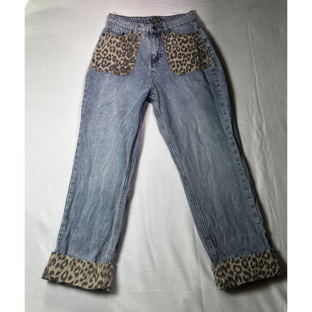 Leopard Wide Leg Hot Topic Mom Jeans